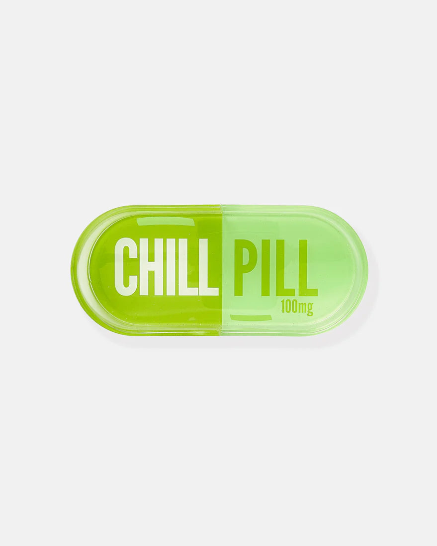 Chill Pill Trinket Tray, green