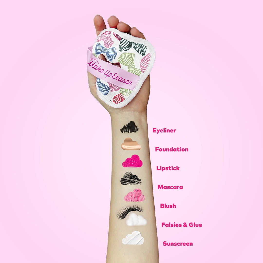Fab-Bow-Lous 7 Day Set, Makeup Eraser/Face Wipes