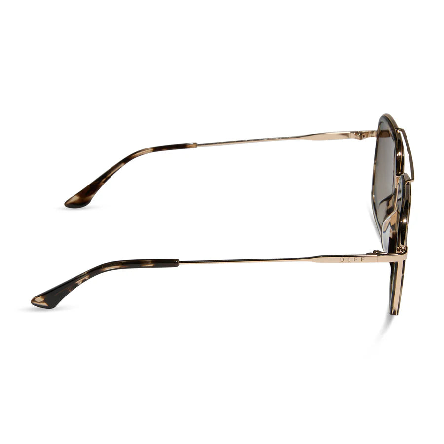 Jordan, Espresso Tort Brown Gradient Polarized Sunglasses