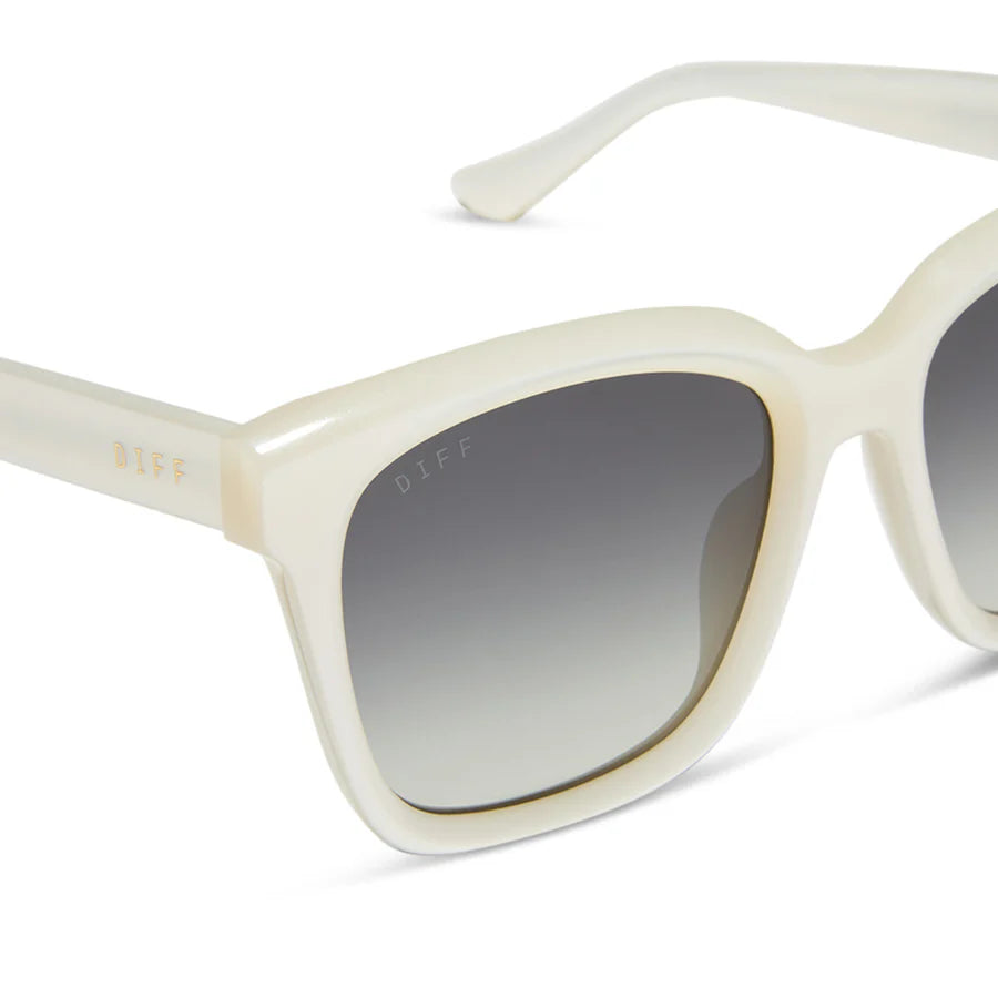 Meredith, Opaline + Grey Sunglasses