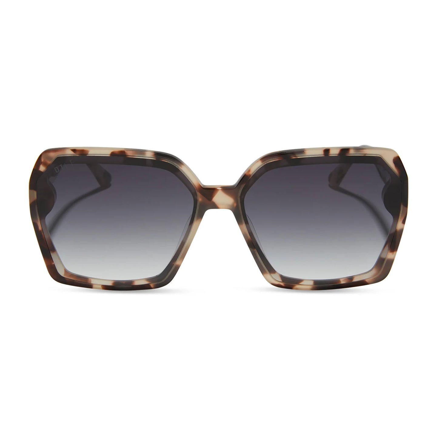 Presley, Cream Tort Grey Gradient Sunglasses