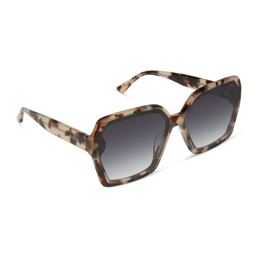 Presley, Cream Tort Grey Gradient Sunglasses