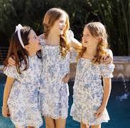 Chloe Puff Sleeve Tween Dress