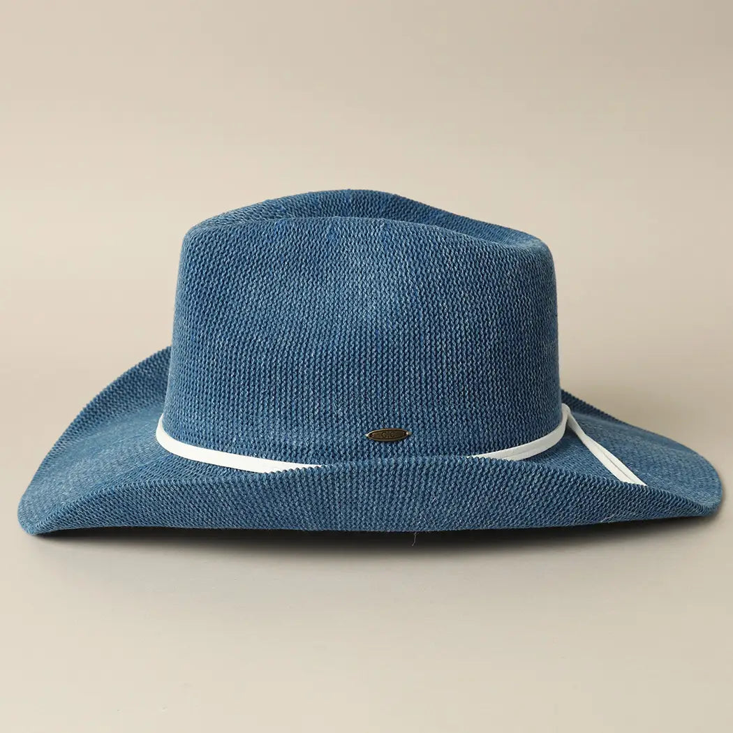 Denim Cowboy Adjustable Hat
