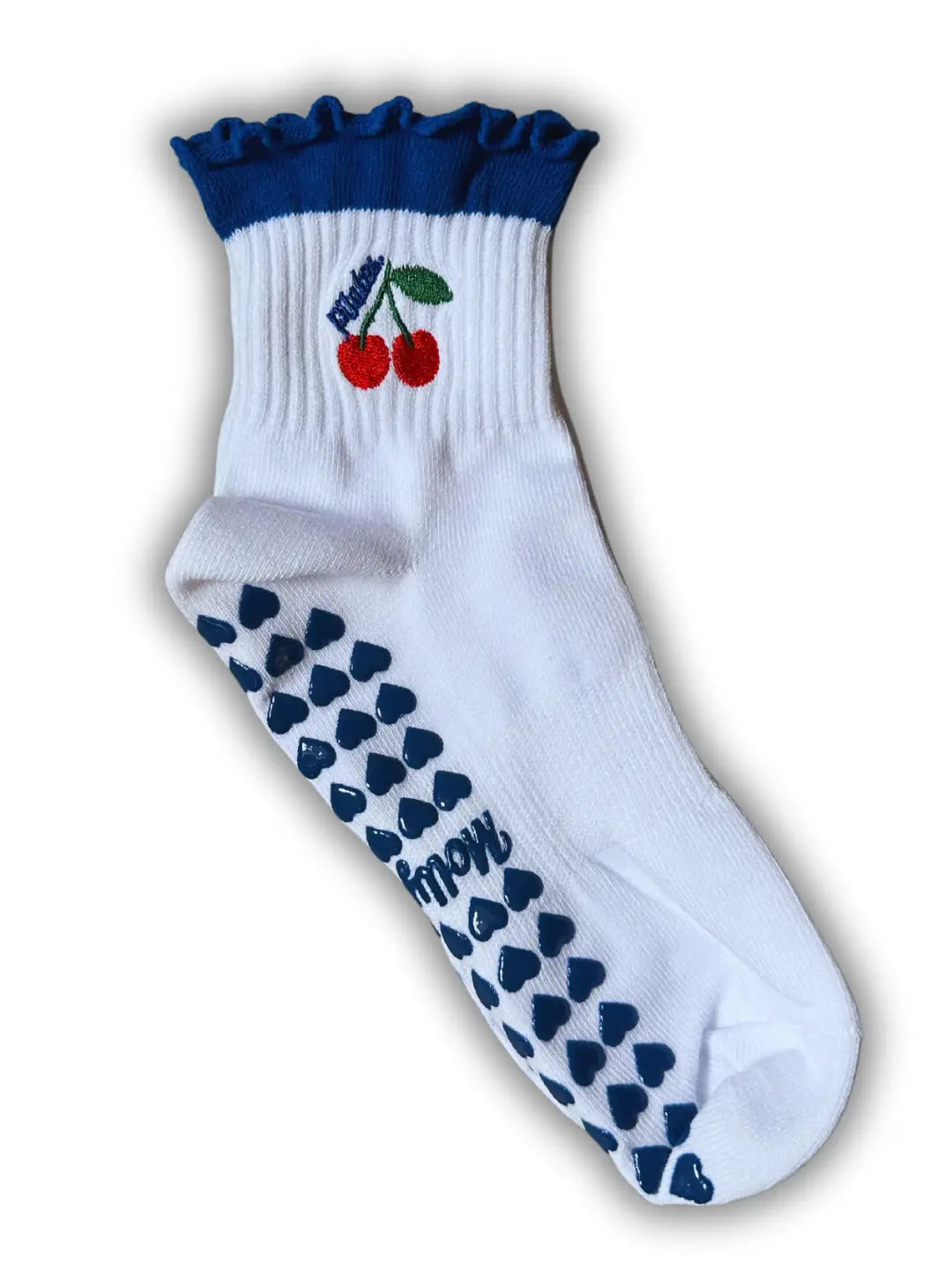 Blue Cherry Pilates Socks