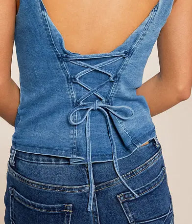A Moment In Time Denim Vest