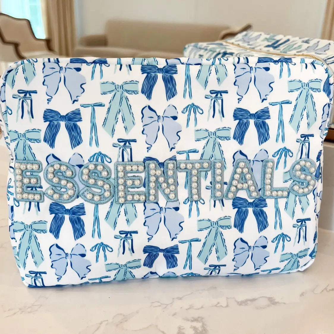 Essentials XL Blue Bow Bag