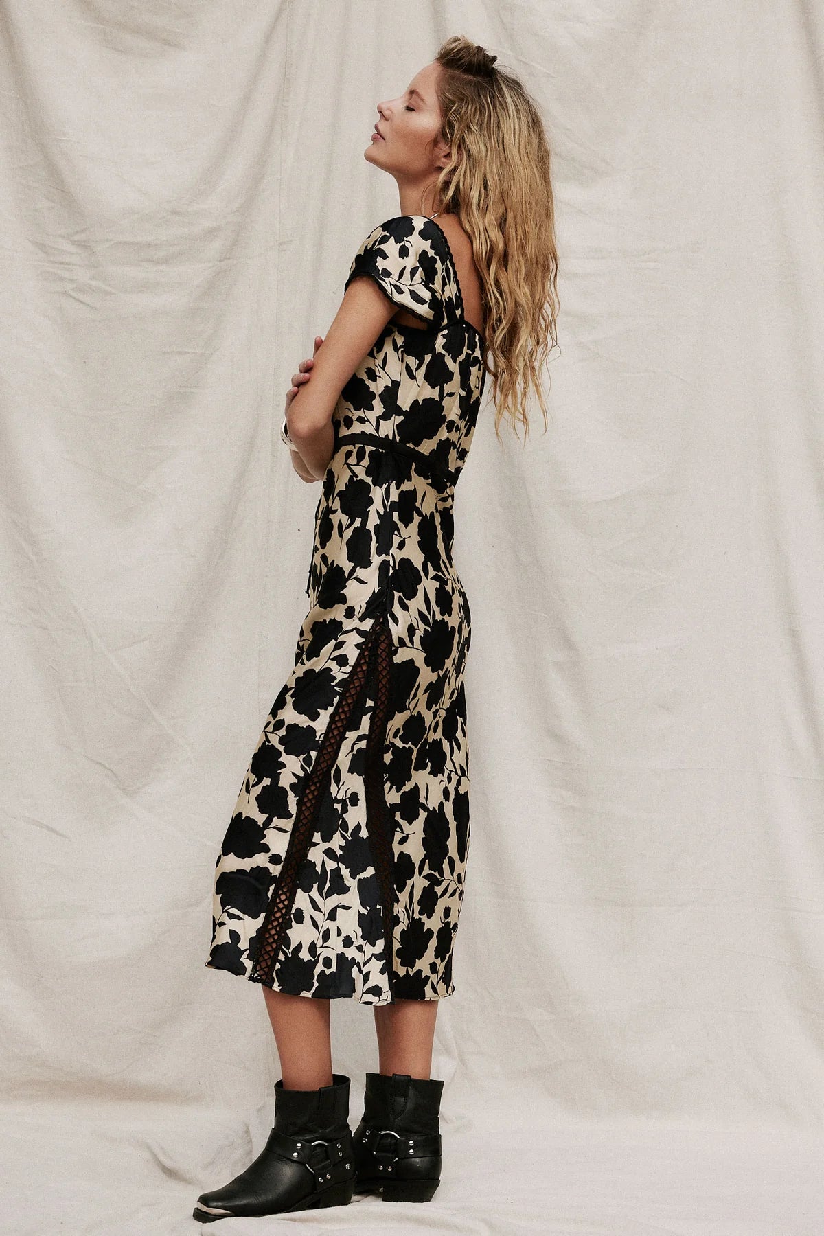 Castilla Midi Dress Cameo Winter White