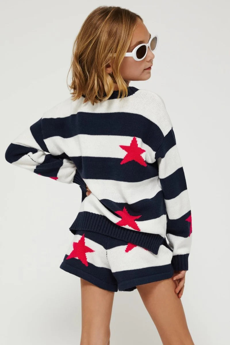 Little Balboa Short - Liberty Stars