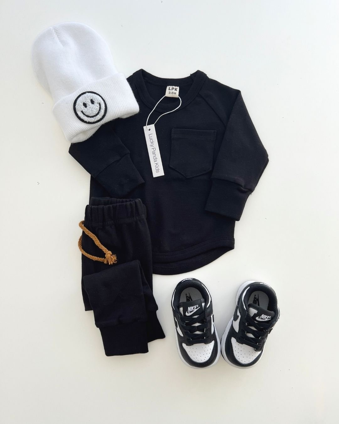 Kids Matching Lounge Set Black