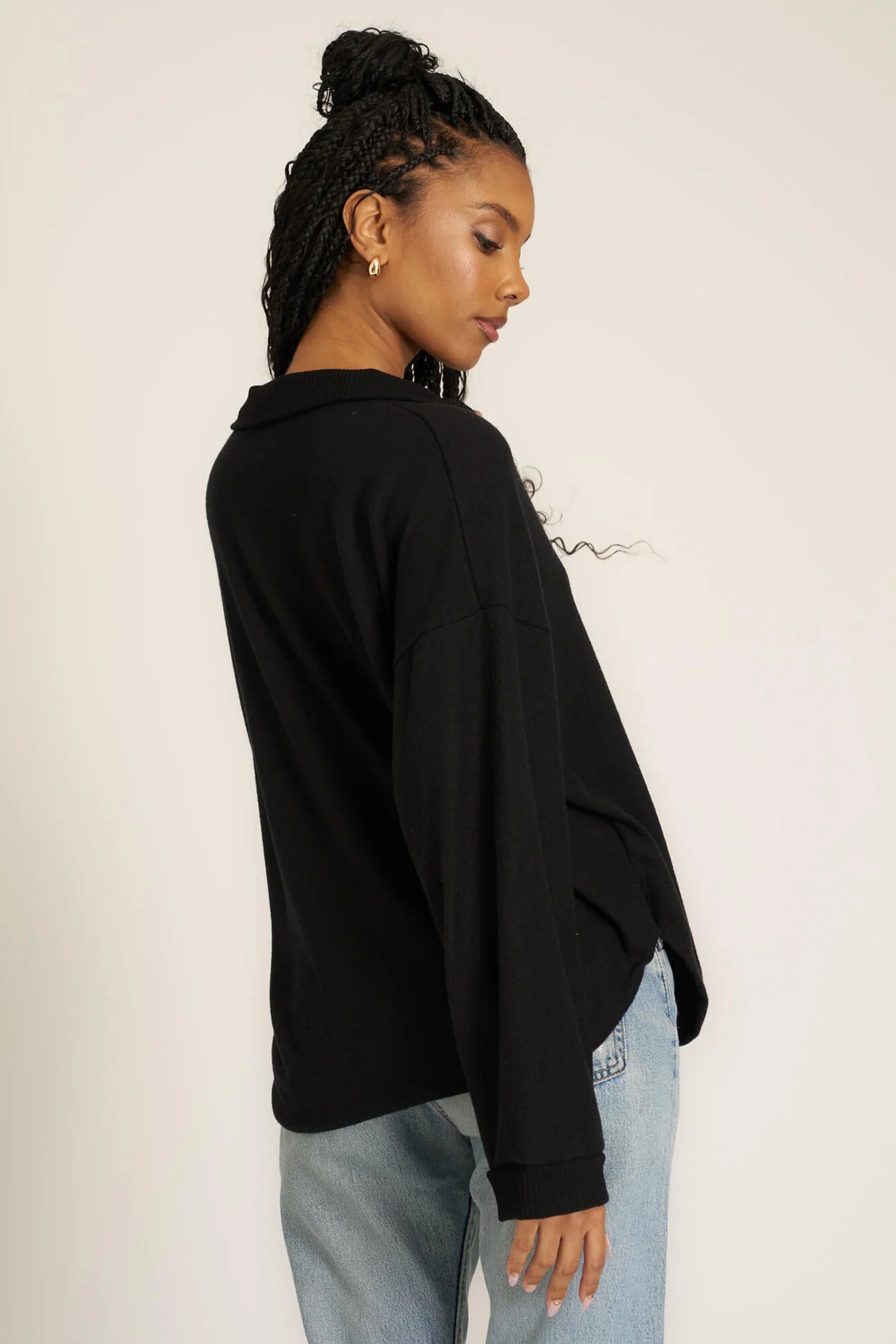 Chiara Cozy Pullover - black
