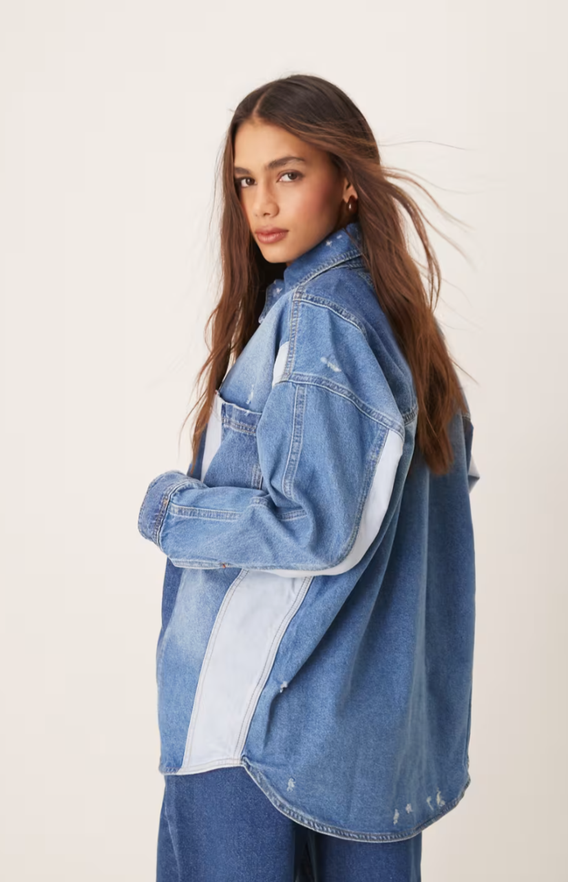 Mountain Roads Denim Overshirt Small