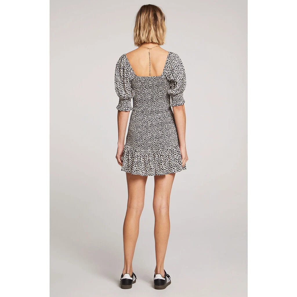 Allyson Mini Dress - Vanilla Dots