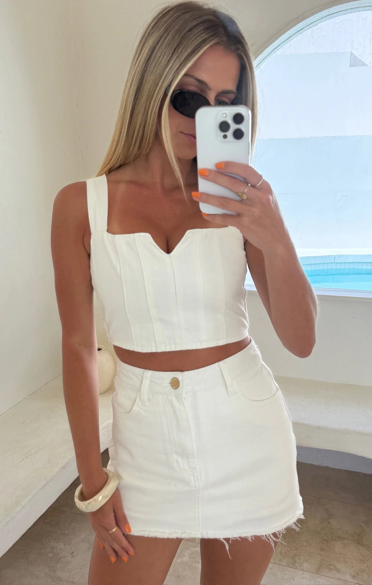 Statesboro Skort - seasalt