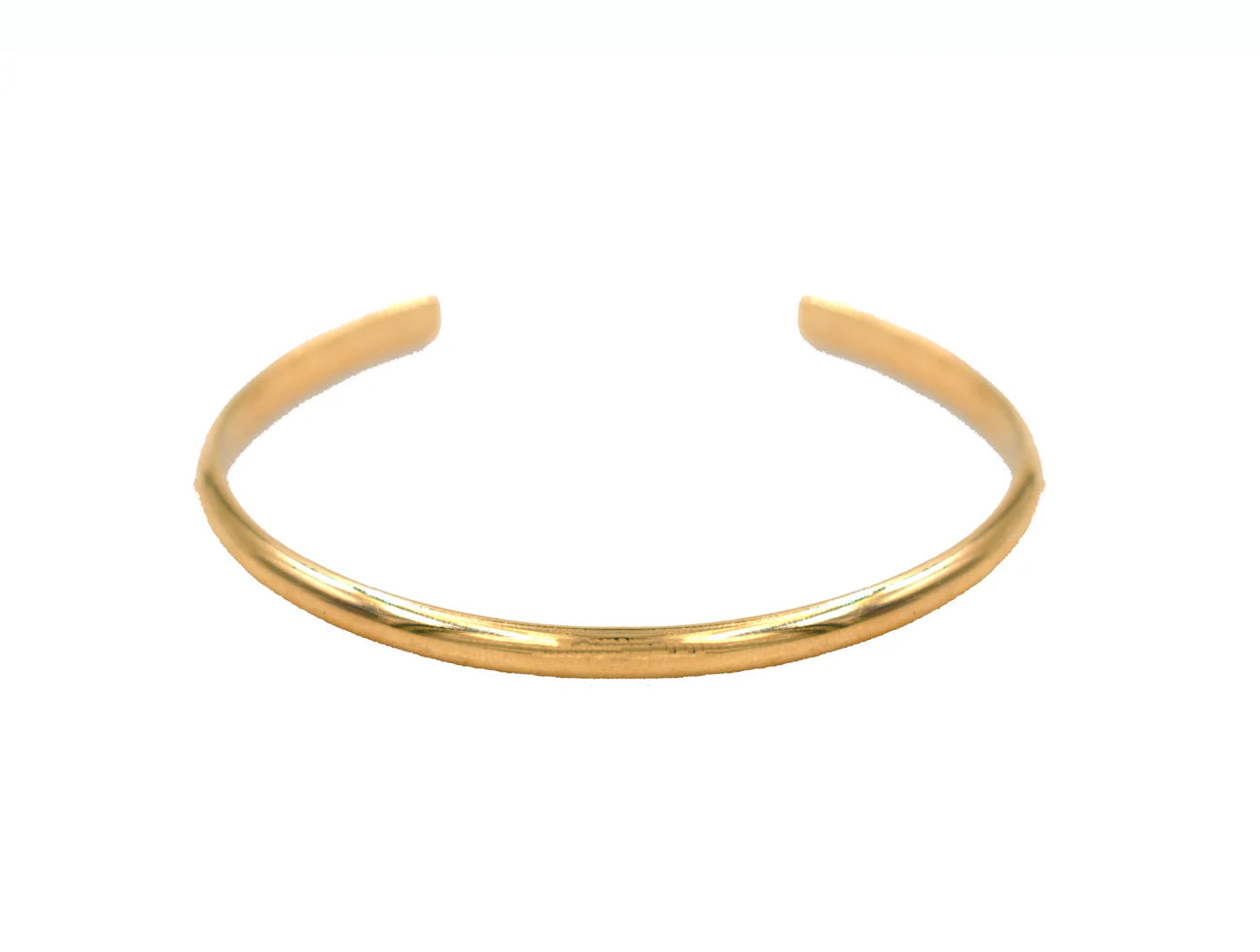 Smooth Cuff Bracelet Gold