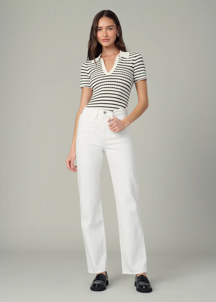 The Margot High Rise Straight - White