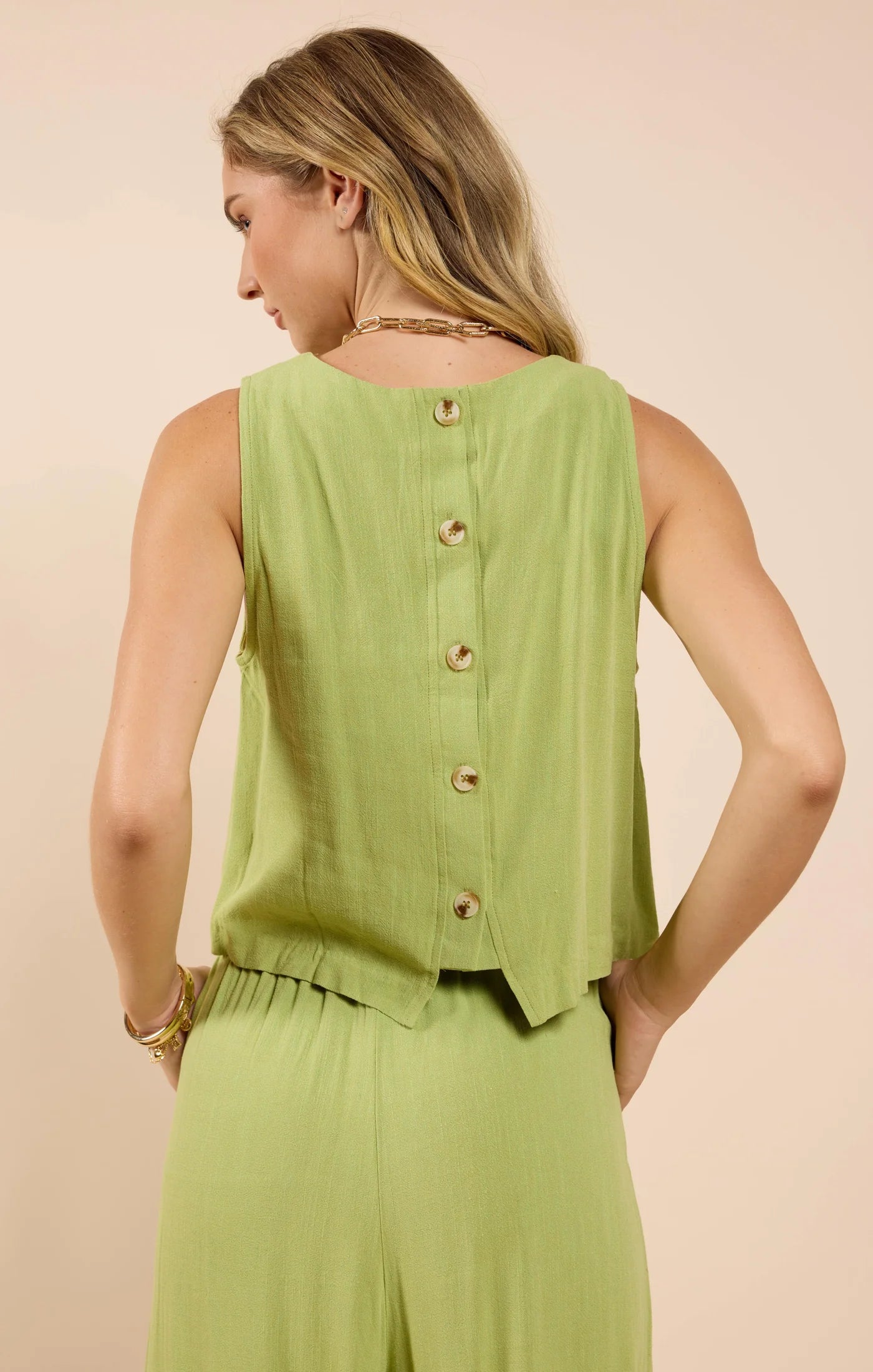 Sugarloaf Linen Tank & Pant Set