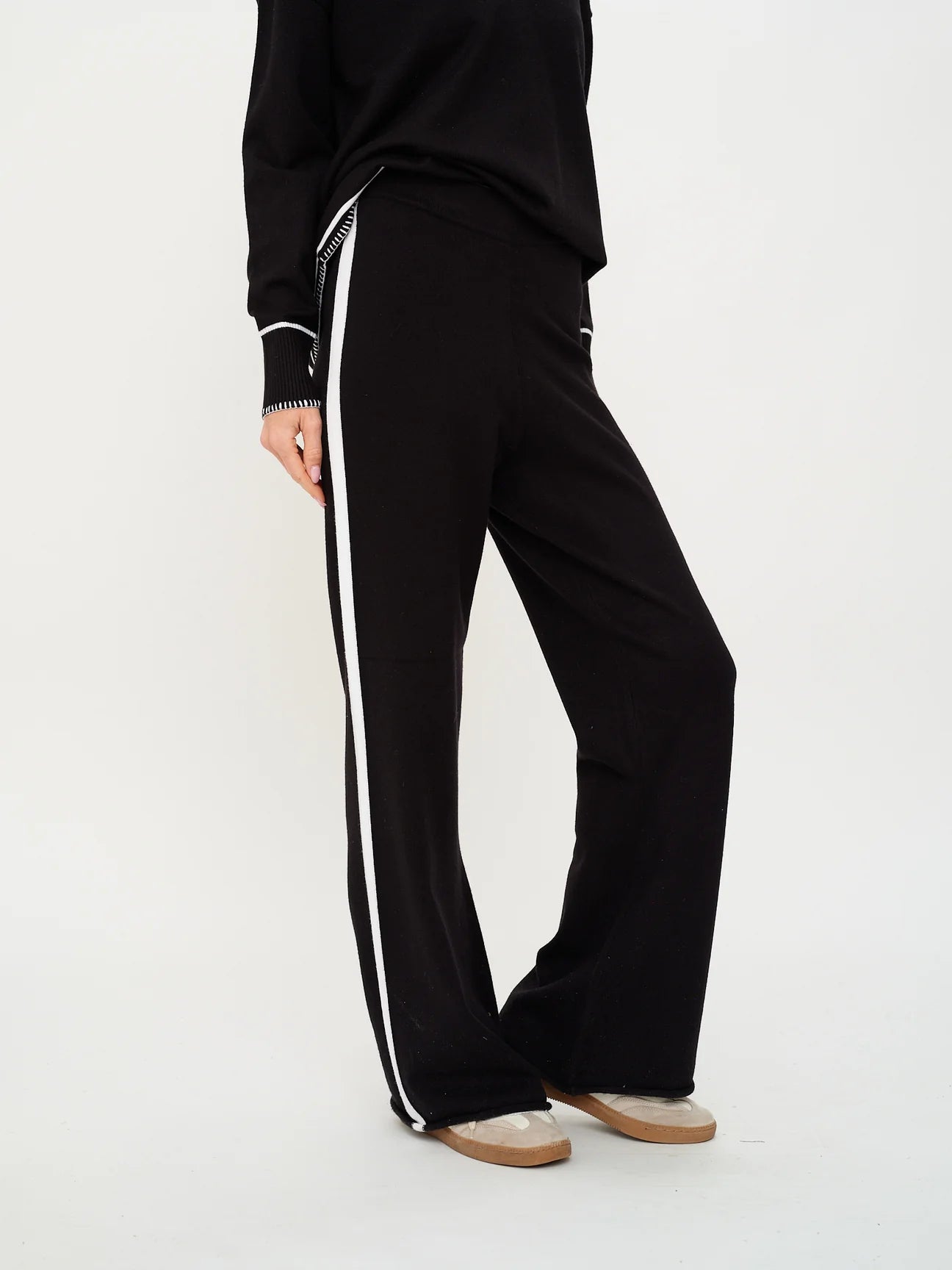 Kellie Stitched Pants - Black