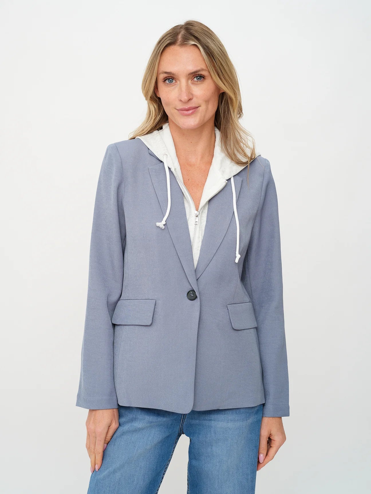 Drew Blazer - Denim Blue