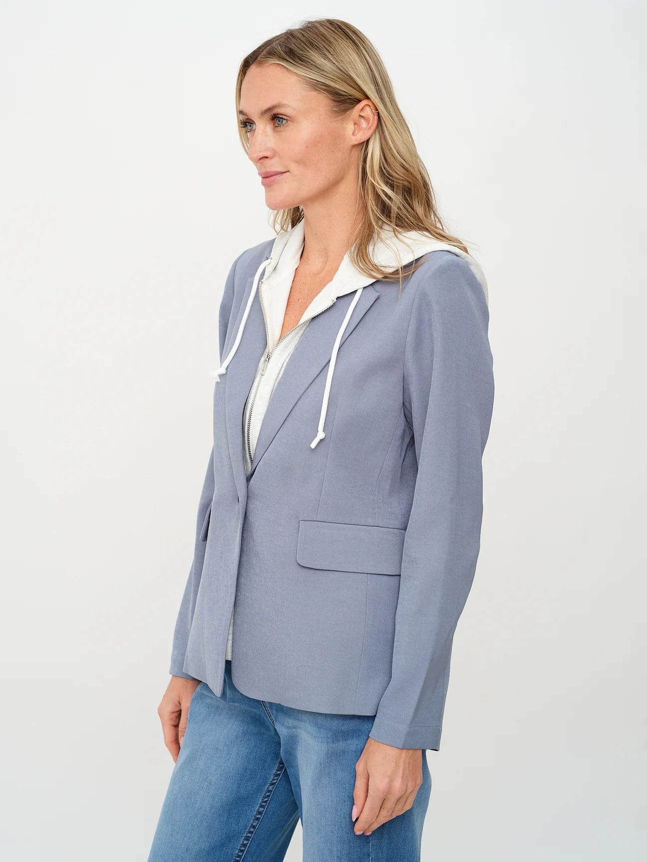 Drew Blazer - Denim Blue