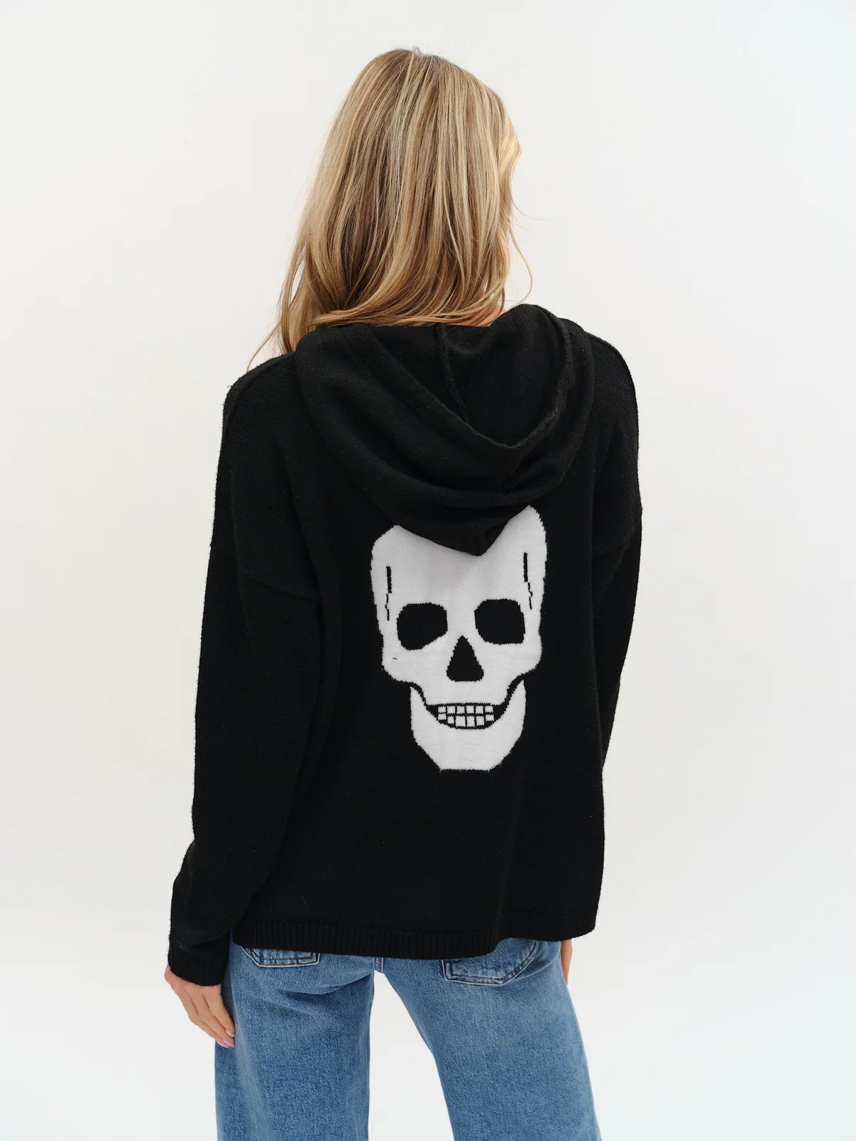 Skull Hoodie, black