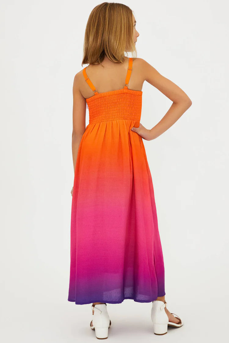 Little Rianne Dress - Coral Bay Sunset