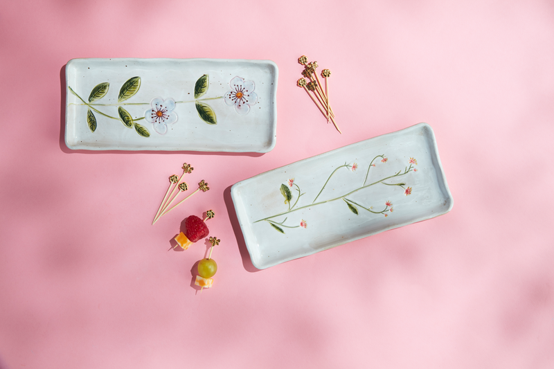 Flower Tray and Toothpick Set