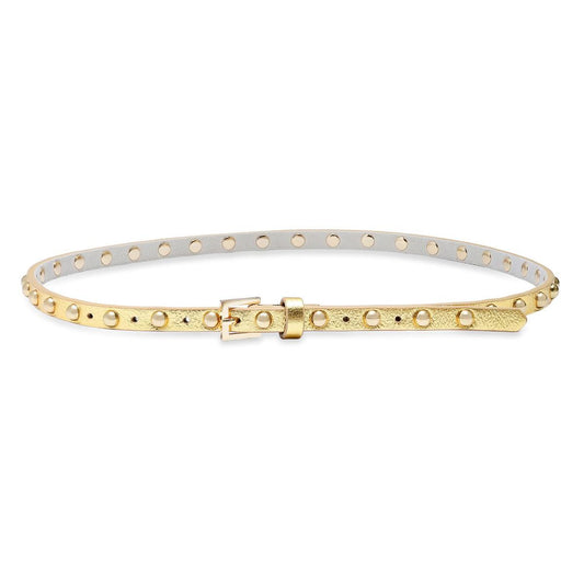 Centinela Belt Metallic Gold