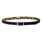 Pasadena Reversible Belt- Black Leopard