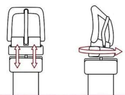 Pasadena Reversible Belt- Black Leopard