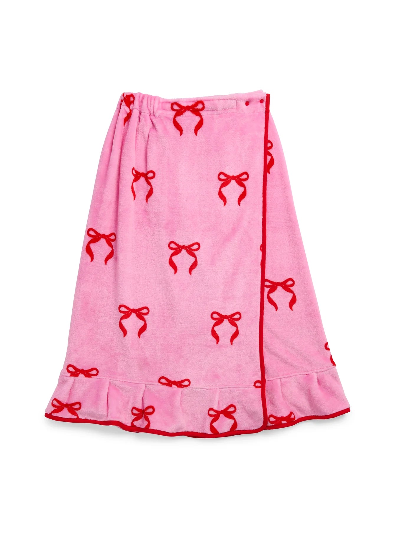 Bow Bath Wrap, Pink