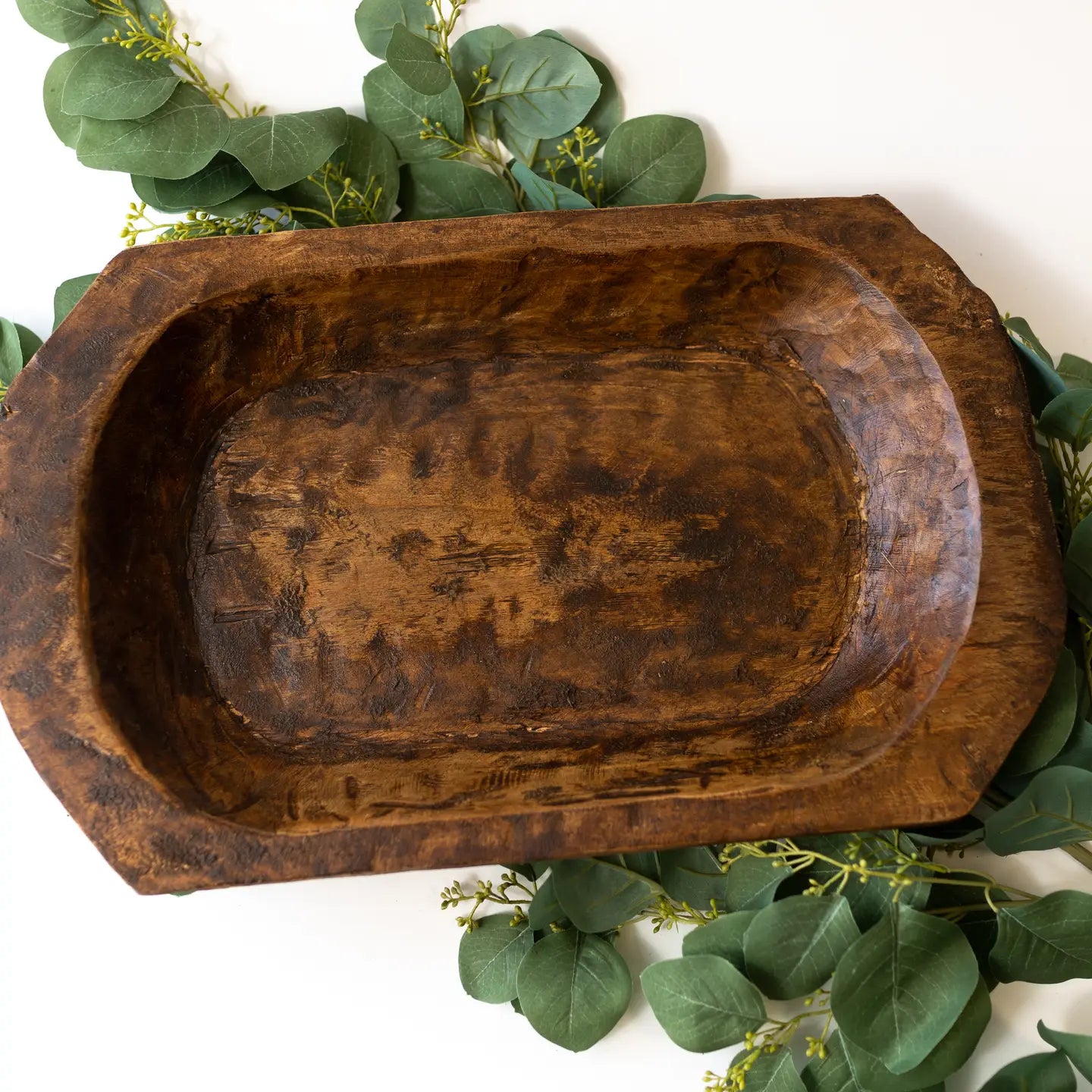 Large Dough Bowl Display, Natural