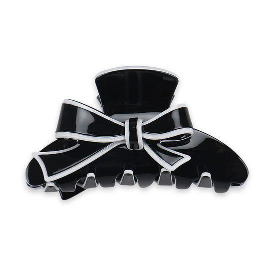 Black Bow Clip