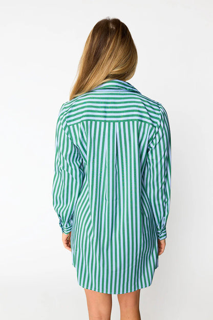 Beau Cucumber Striped Dress