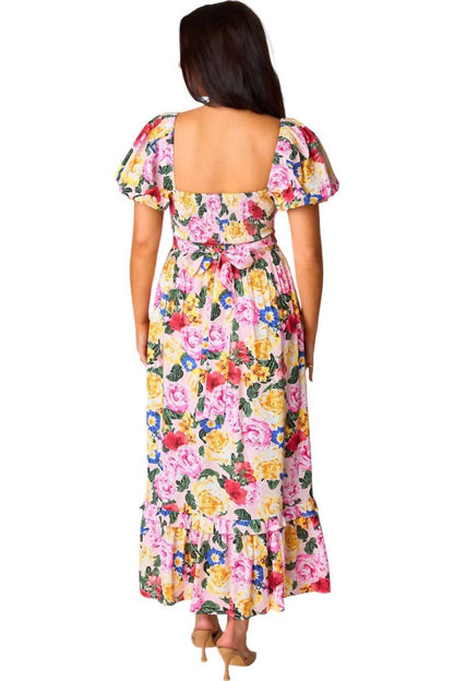 Ross Monet Pink & Yellow Floral
