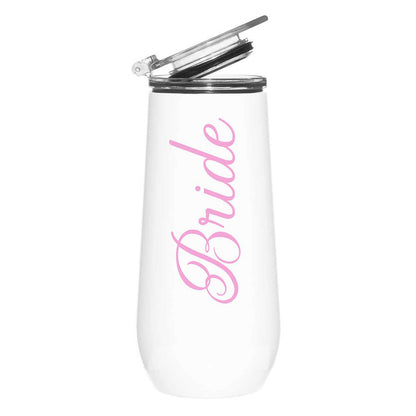 12oz Champagne Tumbler - Bride