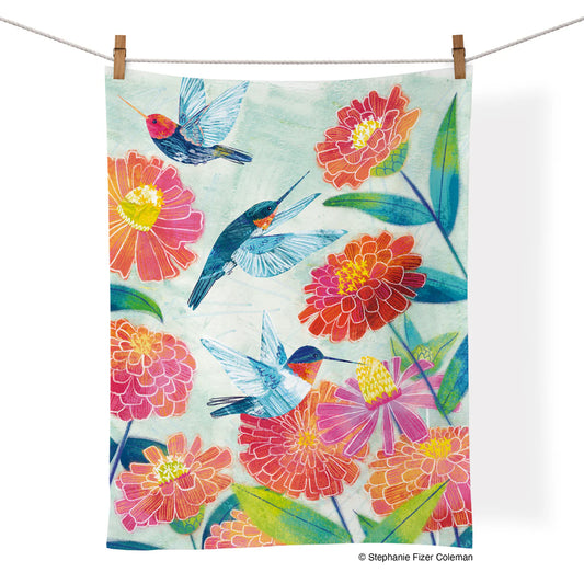 Hummingbird Cotton Tea Towel