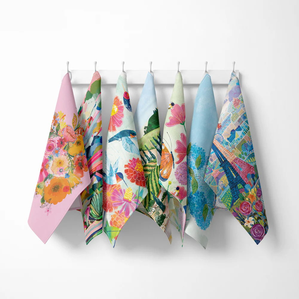 Hummingbird Cotton Tea Towel