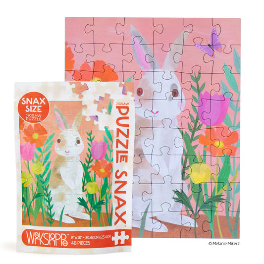 Bunny Patch 48 Piece Puzzle Bag