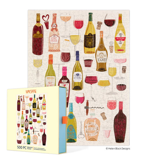 Wine Tasting 500 Piece Puzzle Box