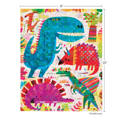 Dinosaur Day 48 Piece Puzzle Bag