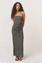 Nala Strapless Side Ruched Dress