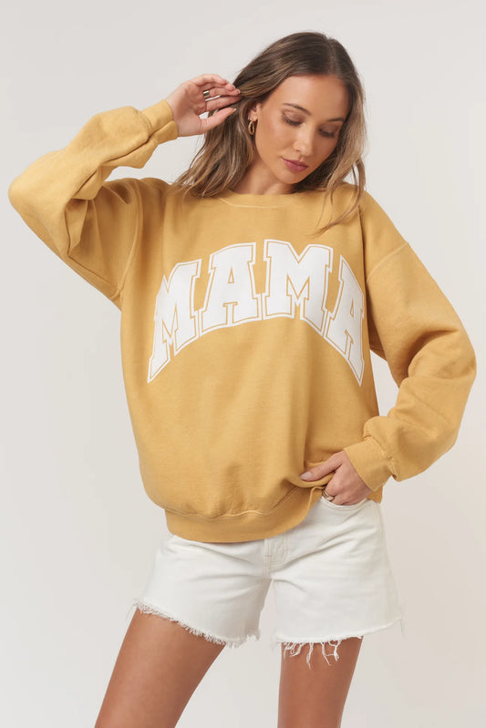 Flocked MAMA Sweatshirt