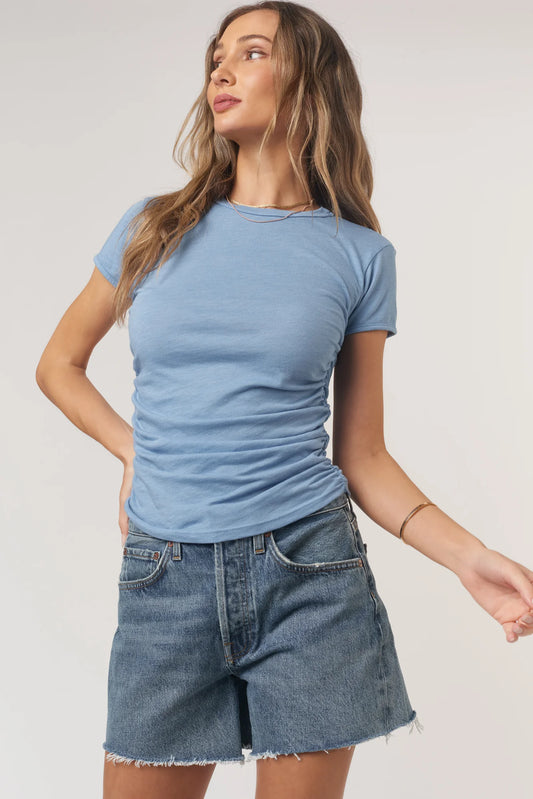 Izzie Ruched Baby Tee