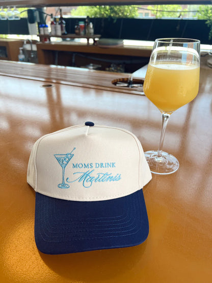 Moms Drink Martinis Vintage Trucker Hat