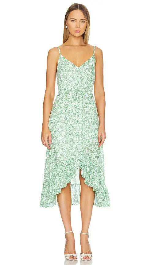 Frida Dress - Green Texture