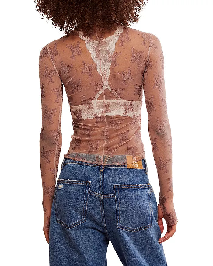 Lady Lux Layering Top- Fawn Combo