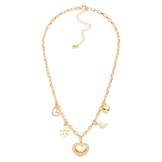 Heart Charms Necklace