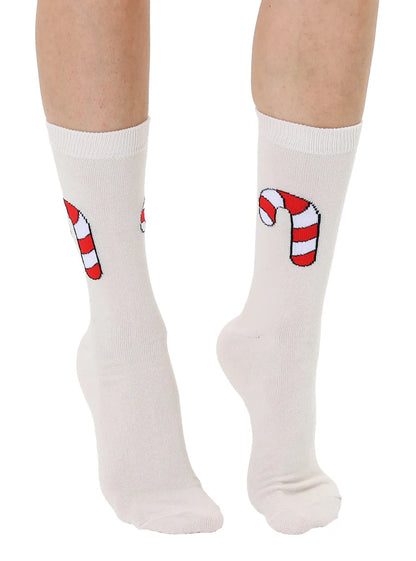 Adult Candy Cane 3D, Socks
