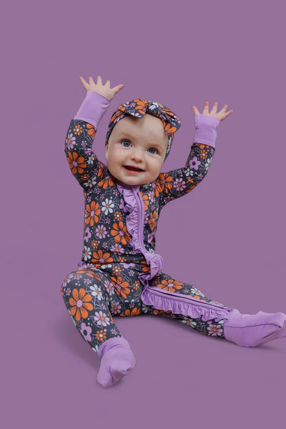 Bootiful Blooms Dream Ruffle Romper